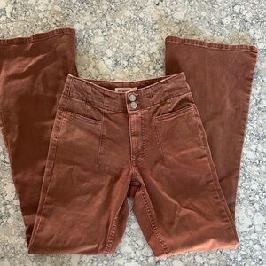 Maurices Rust Flare Jeans